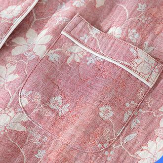 Glaciora Soft Floral Cotton Nightwear Set (2-Piece)