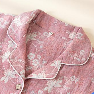 Glaciora Soft Floral Cotton Nightwear Set (2-Piece)